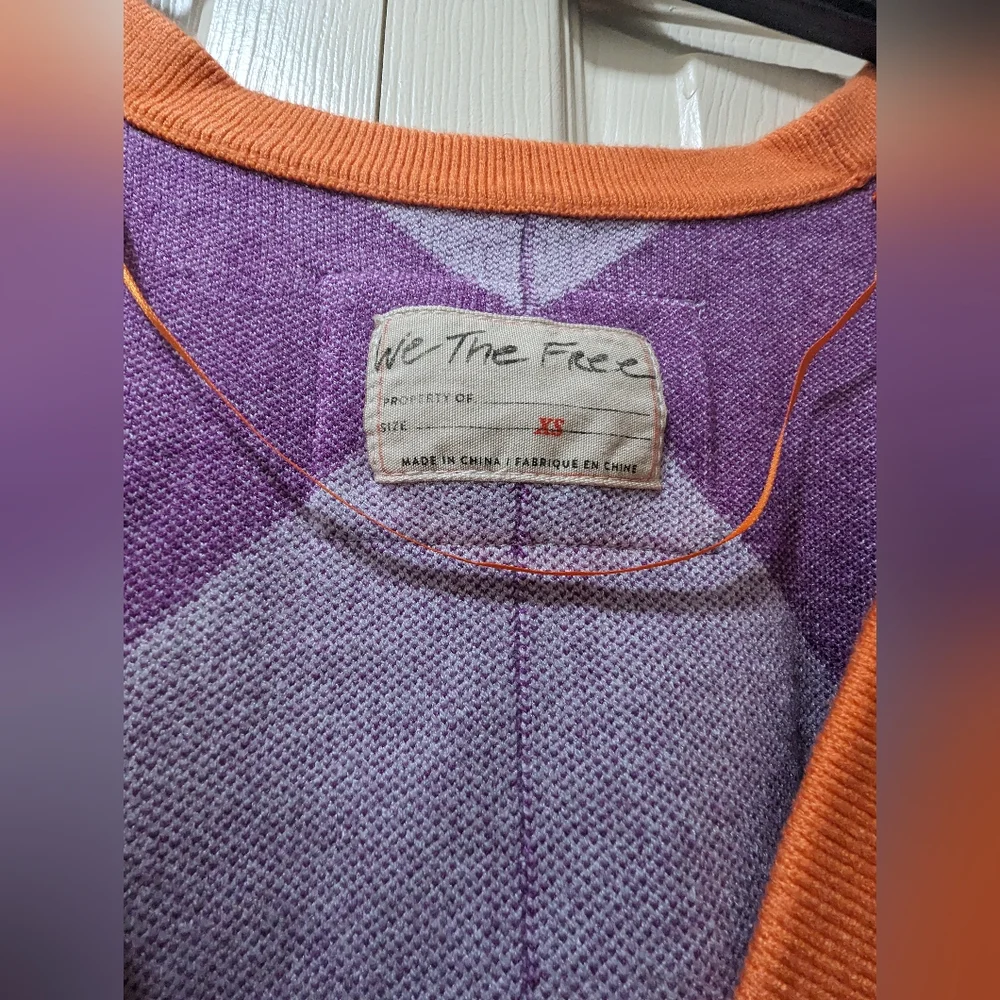Free People - We the Free Manny Cardi in Dahlia Combo, size XS, NWT - Picture 7 of 7